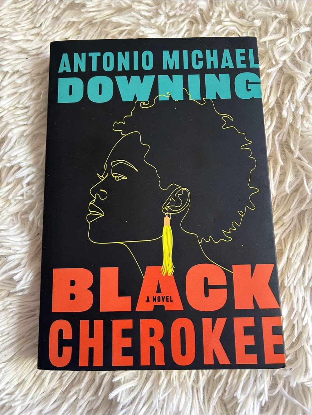 Antonio Michael Downing BLACK CHEROKEE - Black & Teal Cover, like new